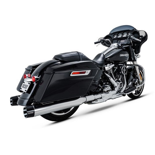 V & H BLACKBIRD 450 SLIP-ONS CHROME TOURING 17-24