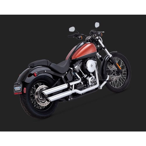 V&H Twin Slash 3IN Slip-On Softail 07-17 FXST/B/S/C Flstc Flstnse Rocker and Breakout 14-17 (Will Become V16834)