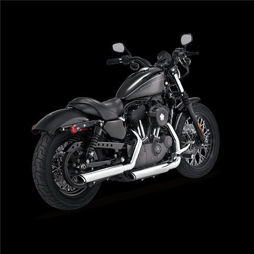 V&H Twin Slash 3IN Slip-On Sportster 04-13