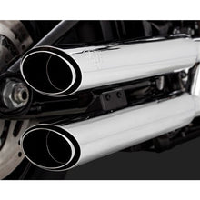 V&H Twin Slash 3IN Slip-On Softail 18-22 (EXC FXFB/FLDE/FLHC-All) (Will Become V16376)