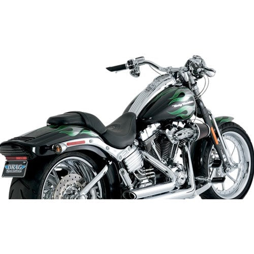 V&H Shortshots Staggered Softail 86-11 (86-06 Models NEED V16925 O2 Sensor Bungs)