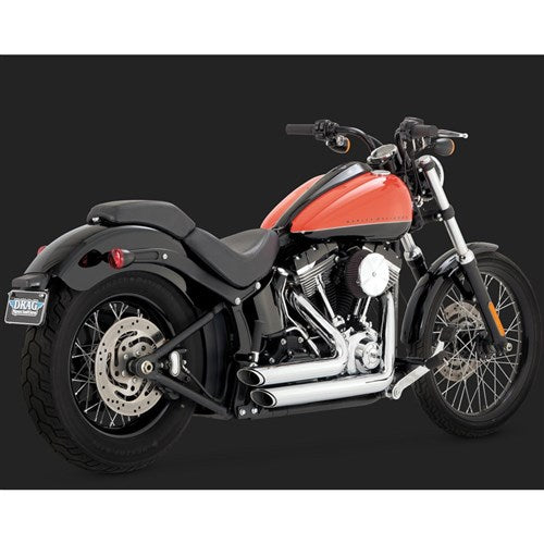 V&H Shortshots Staggered Softail 12-17 (EXC FXSB/FXSE) (Will Become V17325)