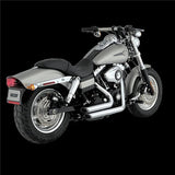V&H SHORTSHOTS STAGGERED PCX CHROME DYNA (ALL) 06-11 (WAS V17217)