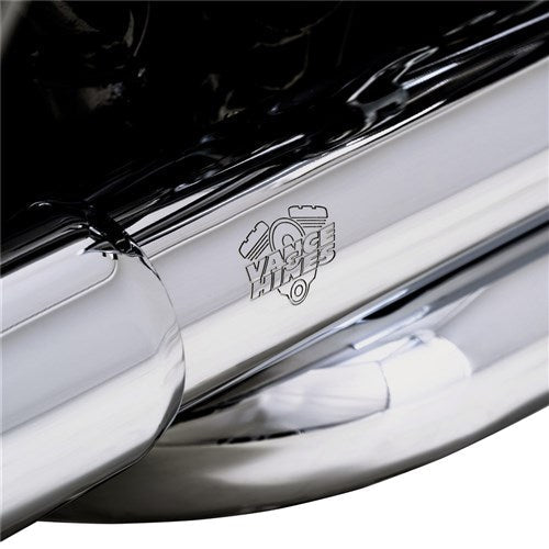 V&H Dresser Duals PCX Chrome Touring 17-23 (WAS V17651)