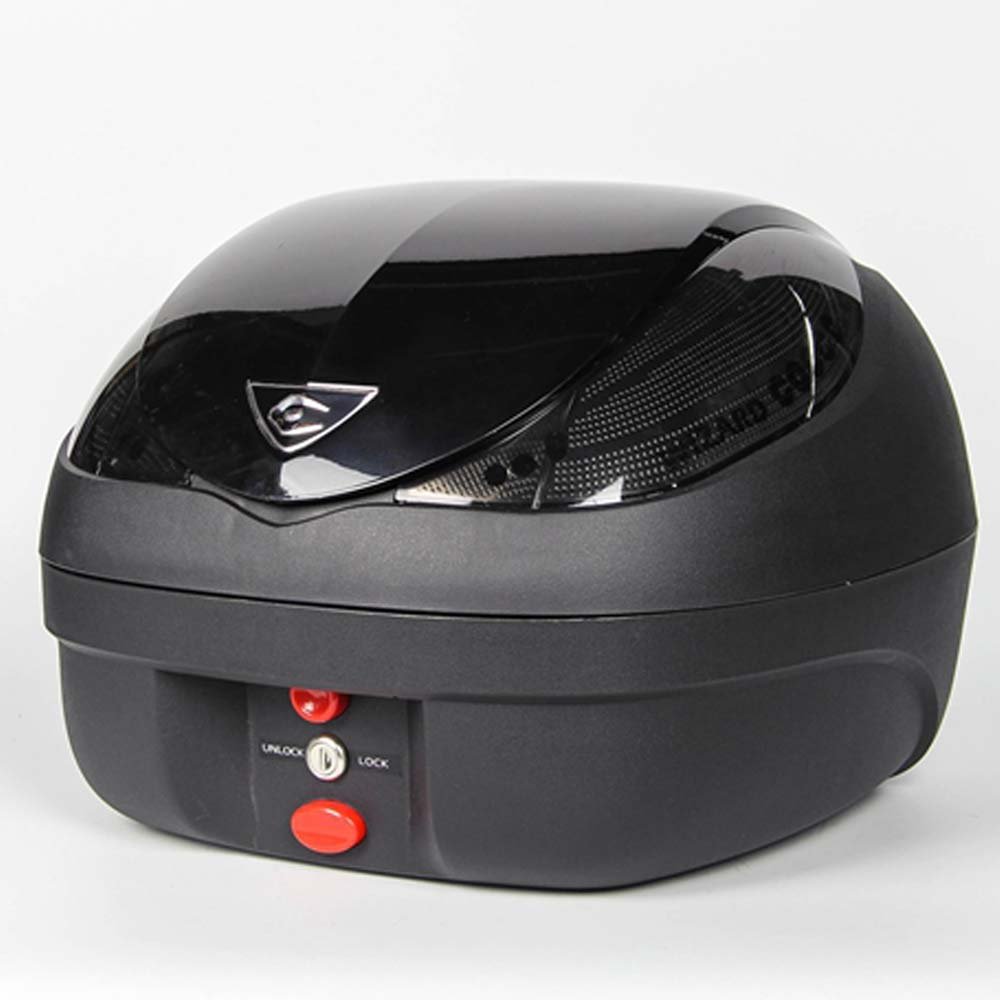 V36 WIZARD TOPBOX 36L BLACK LID WITH SMOKE REFLECTORS - V36BPBLK