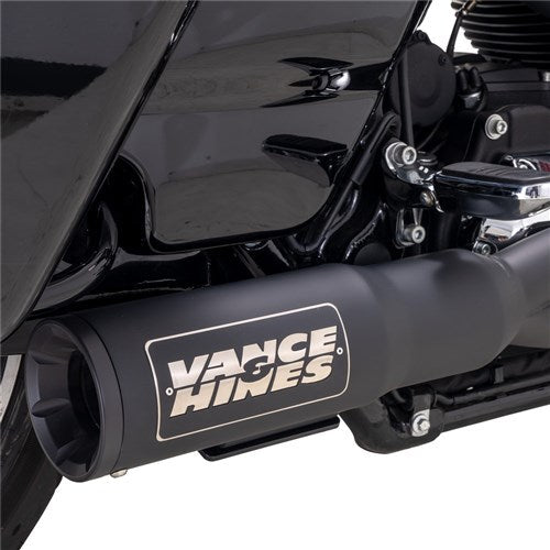 V&H Hi-Output RR 2-1 PCX Stainless Black Touring 17-23