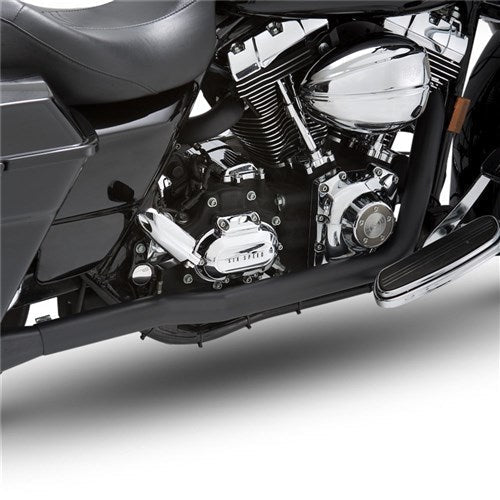 V&H Dresser Duals PCX Black Touring 17-23 (WAS V47651)