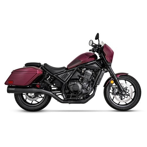 V&H Hi-Output Slip-On Black Honda CMX1100T 23-24