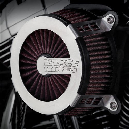V&H VO2 Cage Fighter Air Intake Brushed Softail18-22 Touring 17-22 (WAS V70066/70087)