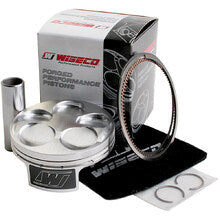 Wiseco Motorcycle Off Road, 4 Stroke Piston, Shelf Stock - Kawasaki 2006-08 KX450F 4v Domed 13:1 CR (W-4901M09600)