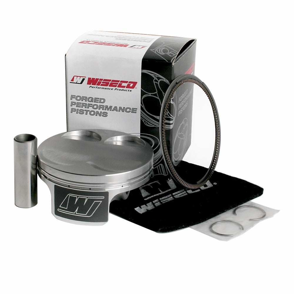 Wiseco Motorcycle Off Road, 4 Stroke Piston, Shelf Stock - Kaw 2007-09 KX250F 4v Flat Top 13.5:1 CR