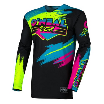 ONEAL MAYHEM JSY RESEDA V.26 - BLACK/NEON YELLOW (LG)