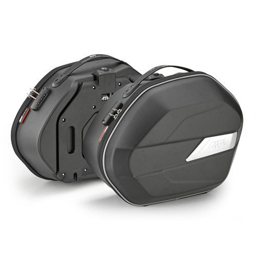 GIVI Monokey Panniers (Pair) 25L+25L Weightless Semi-Rigid