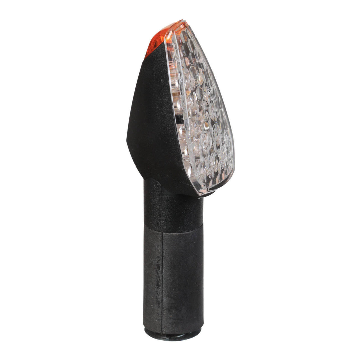 Whites LED Roadhawk MK3 Flasher - Black, Long Stem