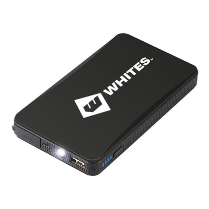 Whites Lithium Jump Starter & Power Bank 138mm x 75mm x 17mm