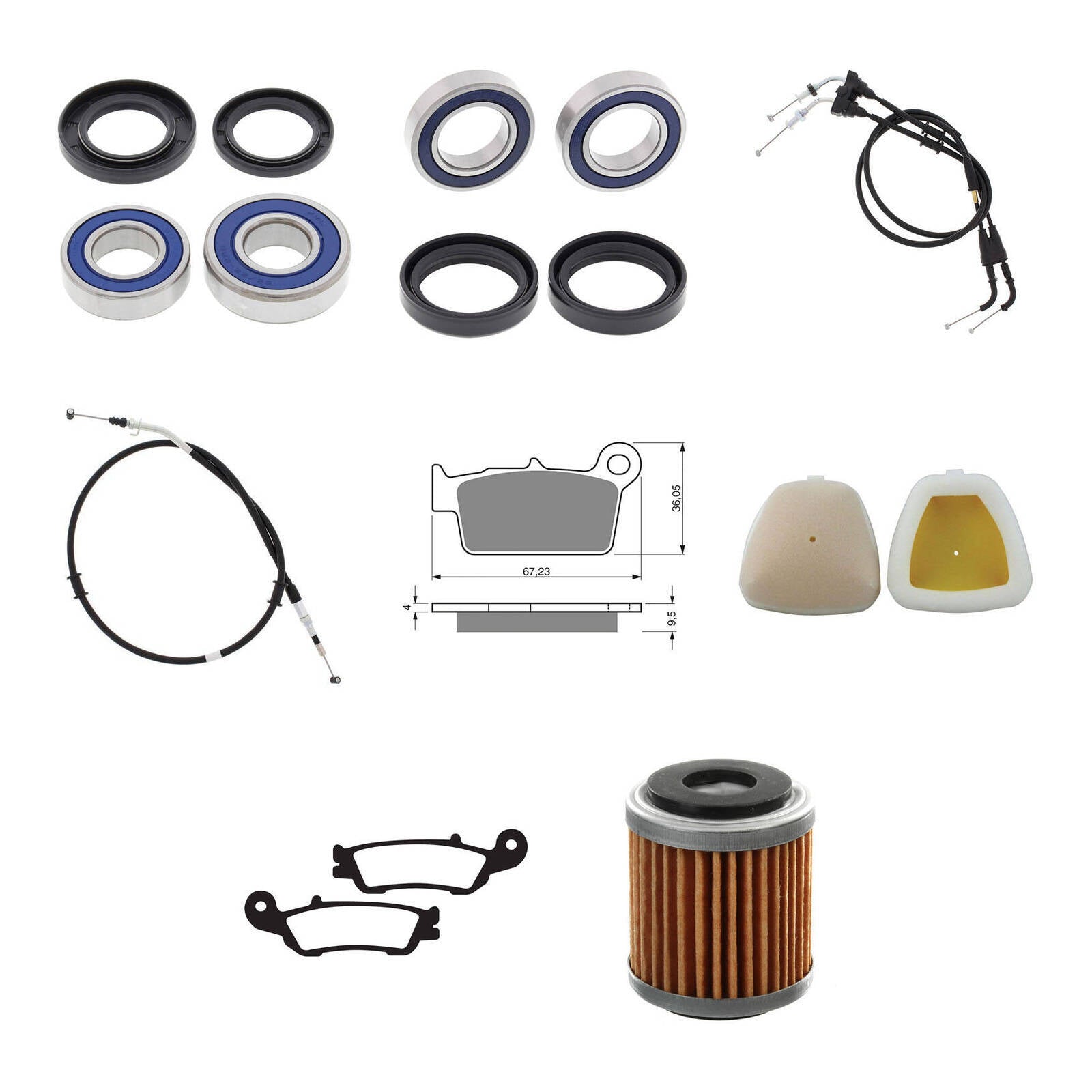 Offroad Refurb Kit - Yamaha YZ250FX '15-'18