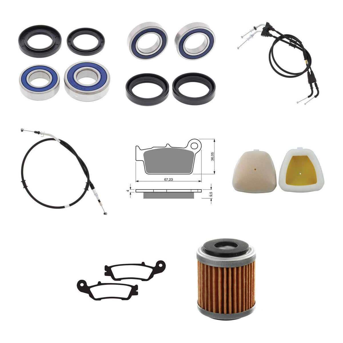 Offroad Refurb Kit - Yamaha YZ250FX '15-'18