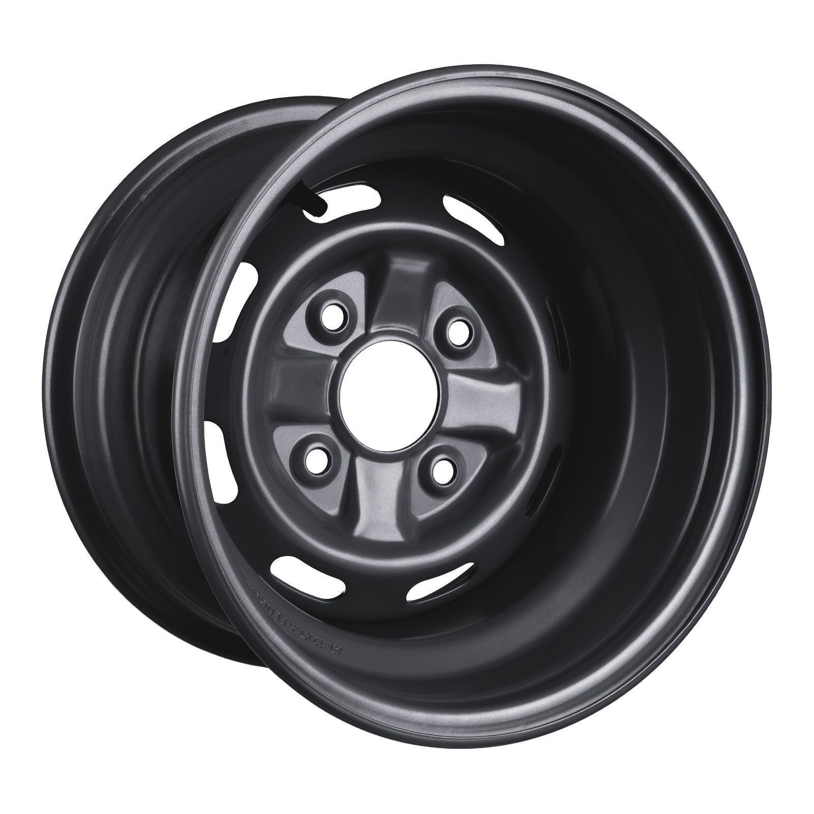 Whites ATV/UTV Steel Rim 12x7.5 Honda Rear 4/110 -21 - Black