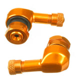 WHITES 90 DEGREE ALLOY VALVE 11.3MM - GLD (PAIR)