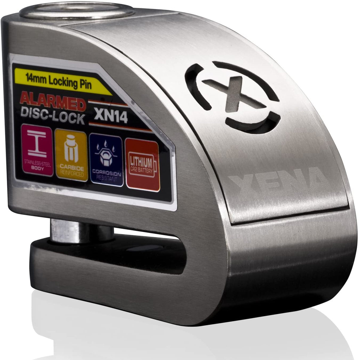 Xena Alarm Disc Lock Stainles steel XN14
