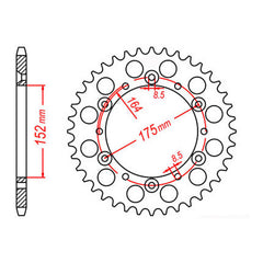 XAM Sprocket Kit Yamaha TT250 R '96-'98 & '03-'04 - 520AX 14/44