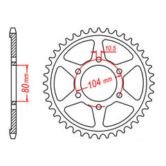 XAM Sprocket Kit Kawasaki ZX9R '98-'01 X-Ring 16/41
