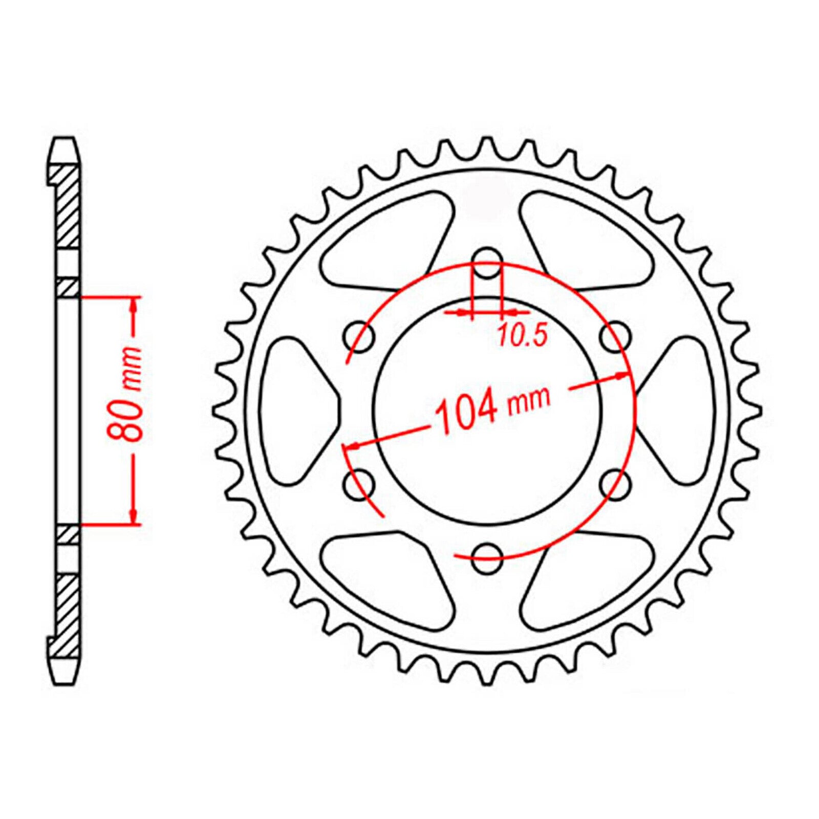 XAM Sprocket Kit Kawasaki KLZ1000 Versys '15-'16 - 525AX 15/43