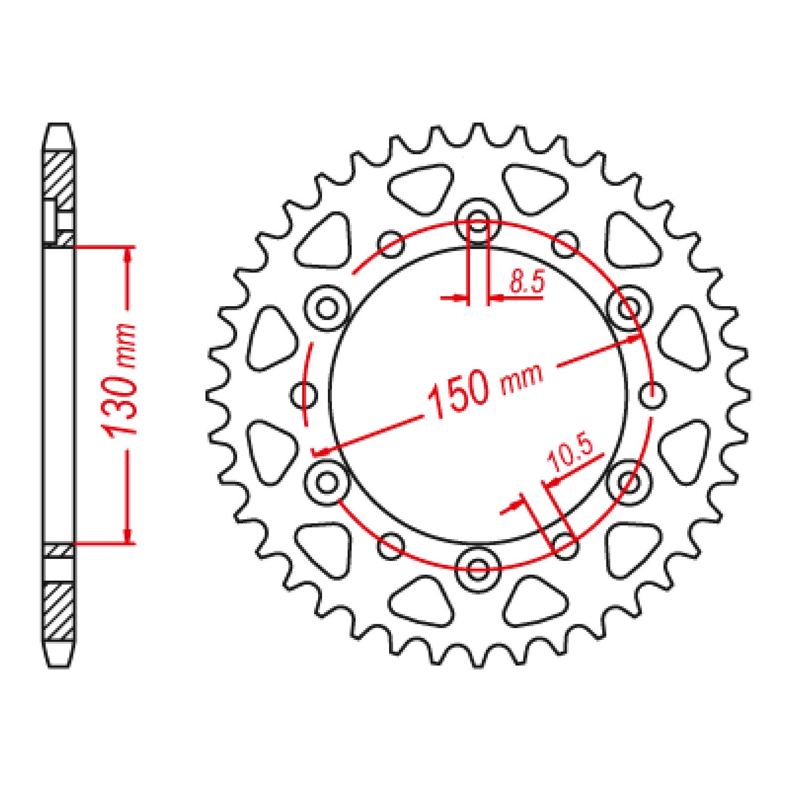 XAM Sprocket Kit Yamaha FZ6/R '10-'15 X-Ring 16/46