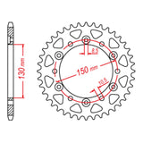 XAM Sprocket Kit Yamaha FZ6/R '10-'15 X-Ring 16/46