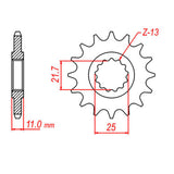 XAM Sprocket Kit Yamaha R6 '03-'05 (530 conv) X-Ring 16/48