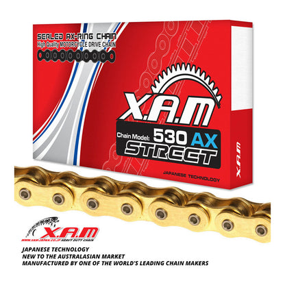 XAM Sprocket Kit Yamaha YZF-R1'06-'08 X-Ring Gold 17/45