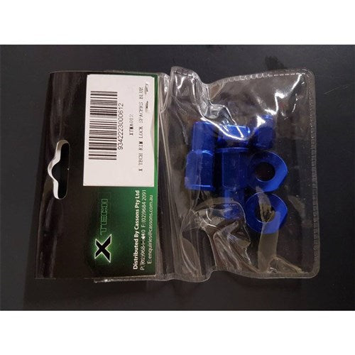 X Tech Rim Lock Spacers Blue