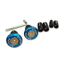 X Tech MX Bar End Caps Red