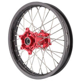 X TECH HONDA CRF150R 08-23 1.60x14 REAR BLK RIM/RED HUB/SLV SPK