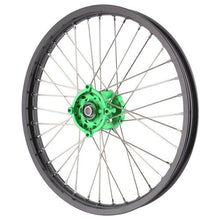 X Tech Kaw KX/KXF/RMZ250 04-23 1.60x21 Front BLK Rim/BLU Hub/BLK SPK