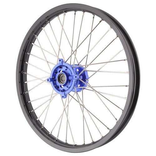 #X TECH YAM YZ/EARLY YZF/WRF* 1.6x21 FRONT BLK RIM/RED HUB/SLV SPK