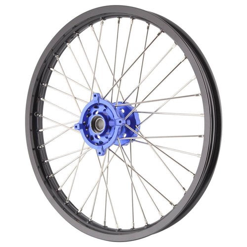 #X TECH YAM LATE YZF/WRF* 1.6x21 FRONT BLK RIM/RED HUB/SLV SPK