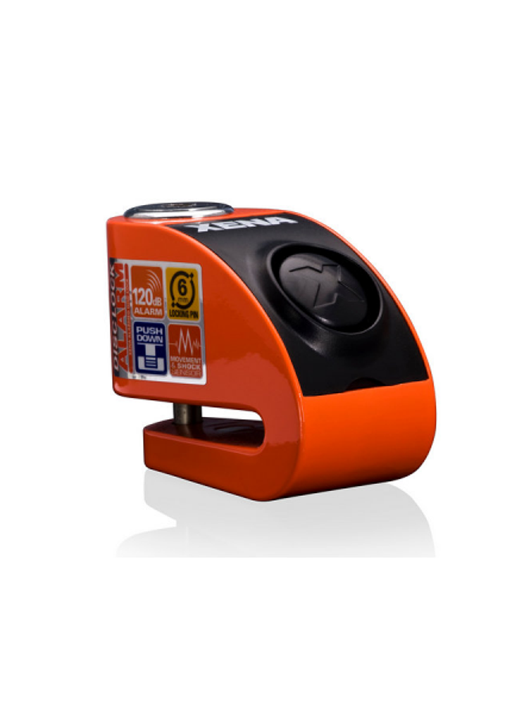 Xena Alarm Disc Lock Orange XZZ6 XZZ6-HD