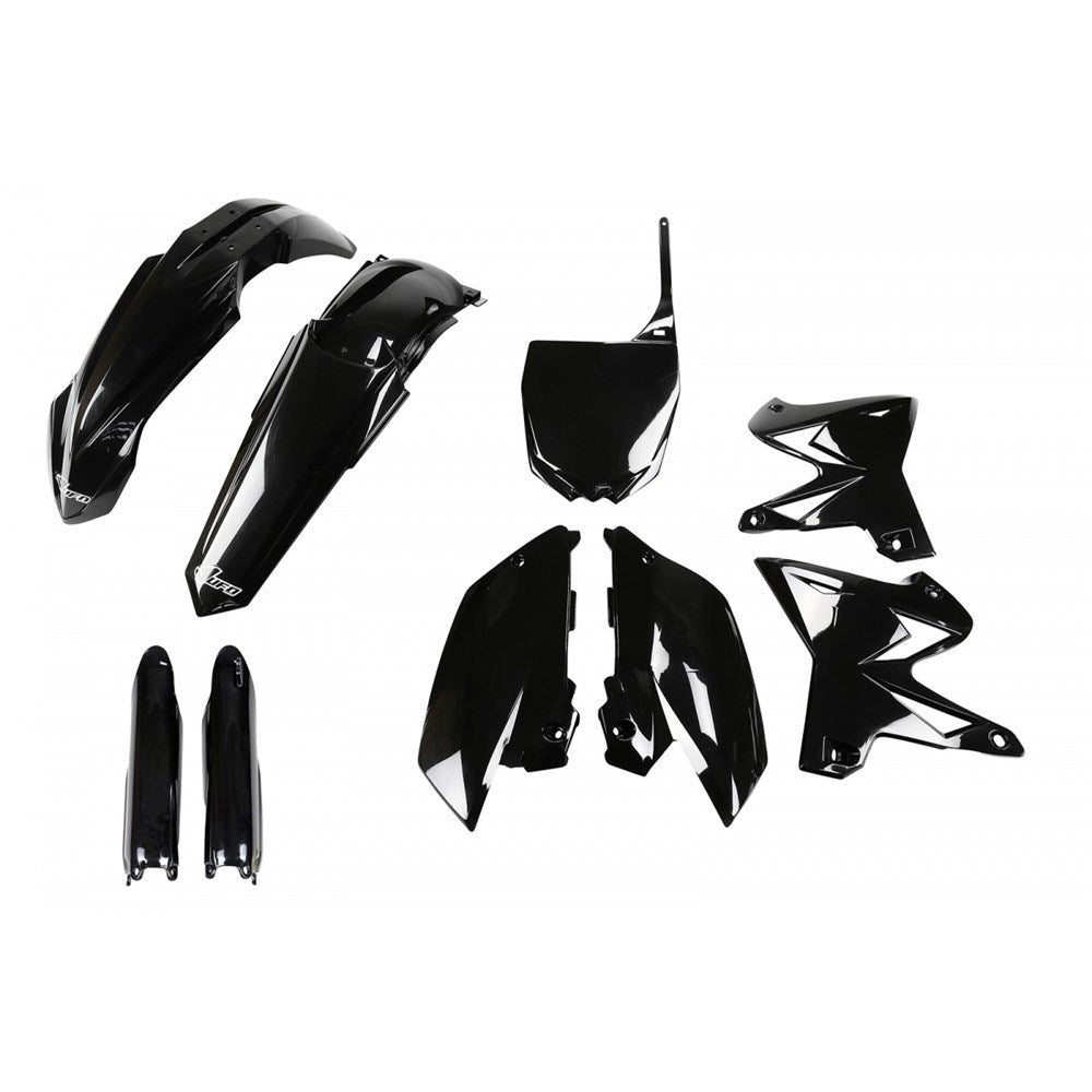 UFO YZ125/250 03-14 Full Plastics Kit Restyle (BLK) (WAS Yakit312E001)