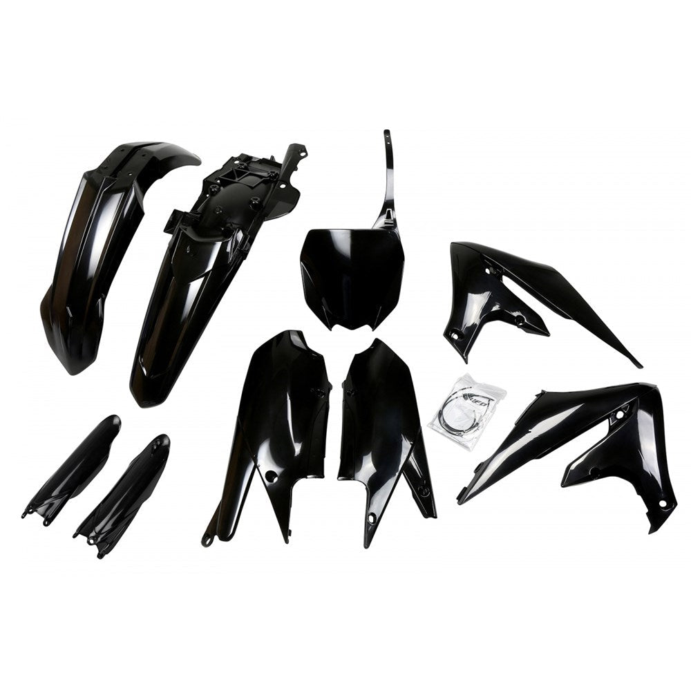 UFO YZ250F 19-23/YZ450F 18-22 Full Plastics Kit (BLK) (WAS Yakit321E001)