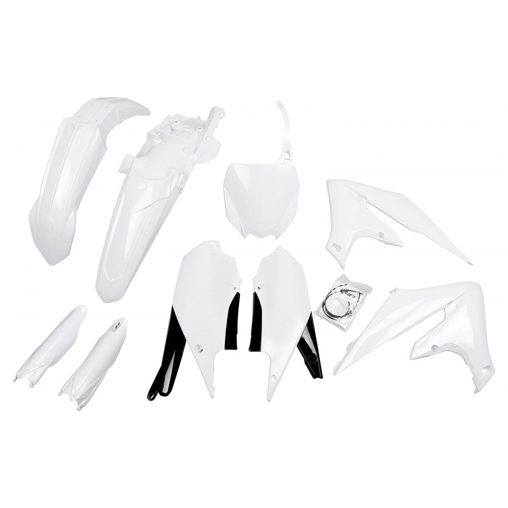 /UFO YZ250F 19-23/YZ450F 18-22 Full Plastics Kit (WHT) (WAS Yakit321E046)