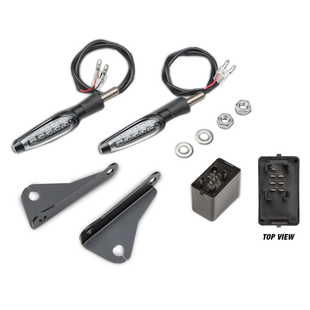Yoshimura SEQUENTIAL LED Rear Turn Signal Kit w/ 7 pin Relay