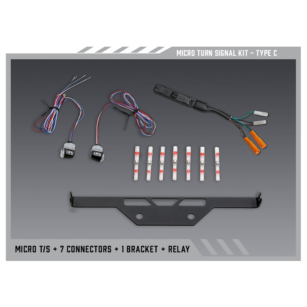 Yoshimura Type C Micro Signal Kit for V2 Fender Eliminators