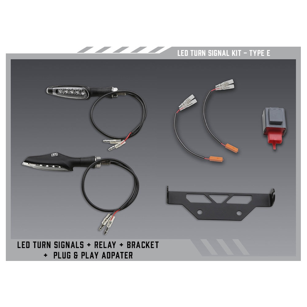 Yoshimura Type E Standard LED Signal Kit for V2 Fender Eliminators
