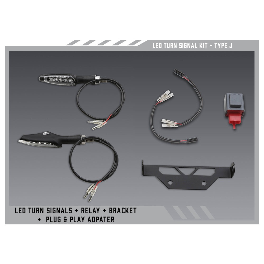 Yoshimura Type J Standard LED Signal Kit for V2 Fender Eliminators