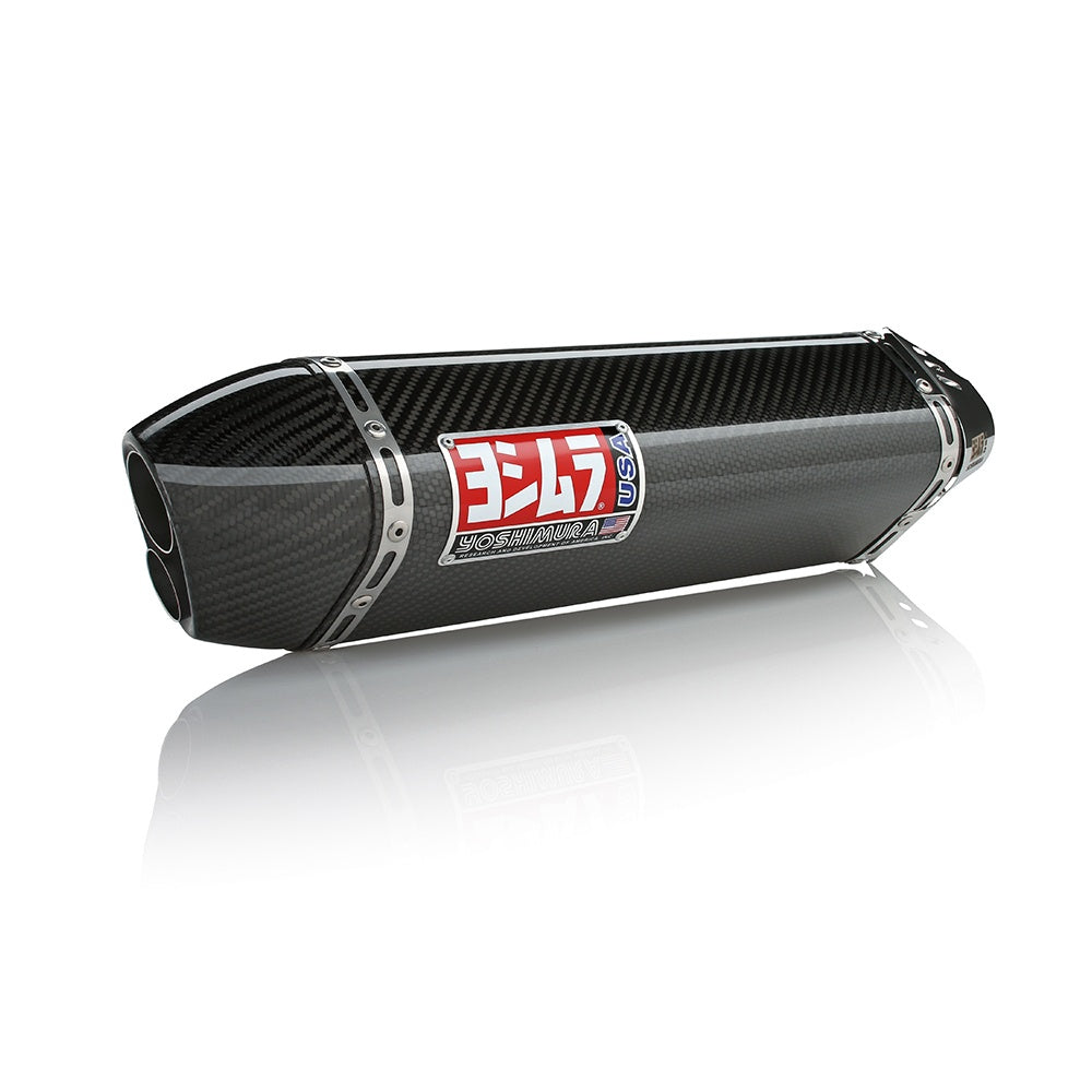 Yoshimura GSX-R600/750 11-24 TRC-D Stainless Slip-On Exhaust, w/ Carbon Fiber Muffler