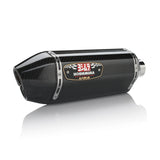 Yoshimura GSX-R600/750 11-24 R-77D Stainless Slip-On Exhaust, w/ Carbon Fiber Muffler