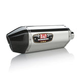 Yoshimura GSX-R600/750 11-24 R-77D Stainless Slip-On Exhaust, w/ Stainless Muffler