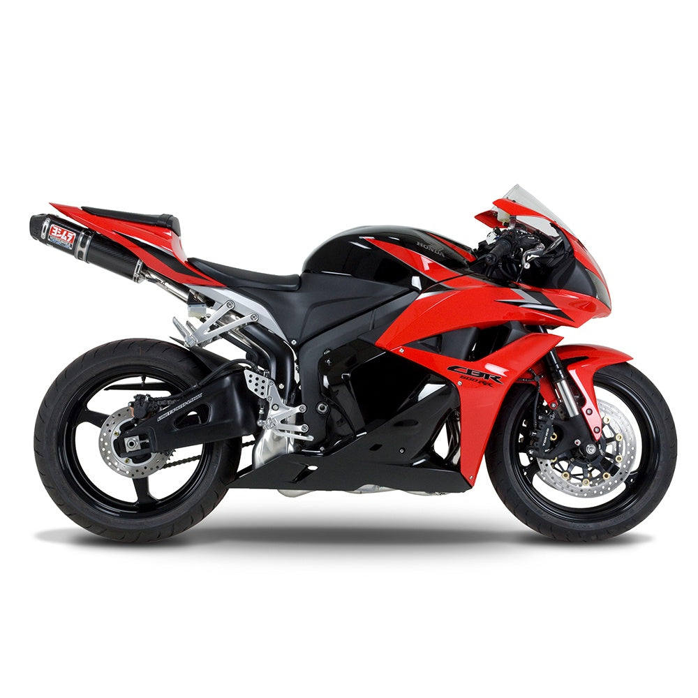 Yoshimura CBR600RR 09-25 Race RS-5 Stainless Full Exhaust, w/ Carbon Fiber Muffler