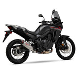 Yoshimura TRANSALP 2024 RS-12 Stainless Slip-On Exhaust, w/ Stainless Muffler